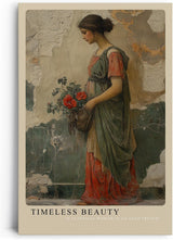 Paul Sinus Leinwandbild 80x120cm Zeitlose Schönheit klassisch historisch kunstvolle Wandkunst antik elegant faszinierend warme Farben detailreich