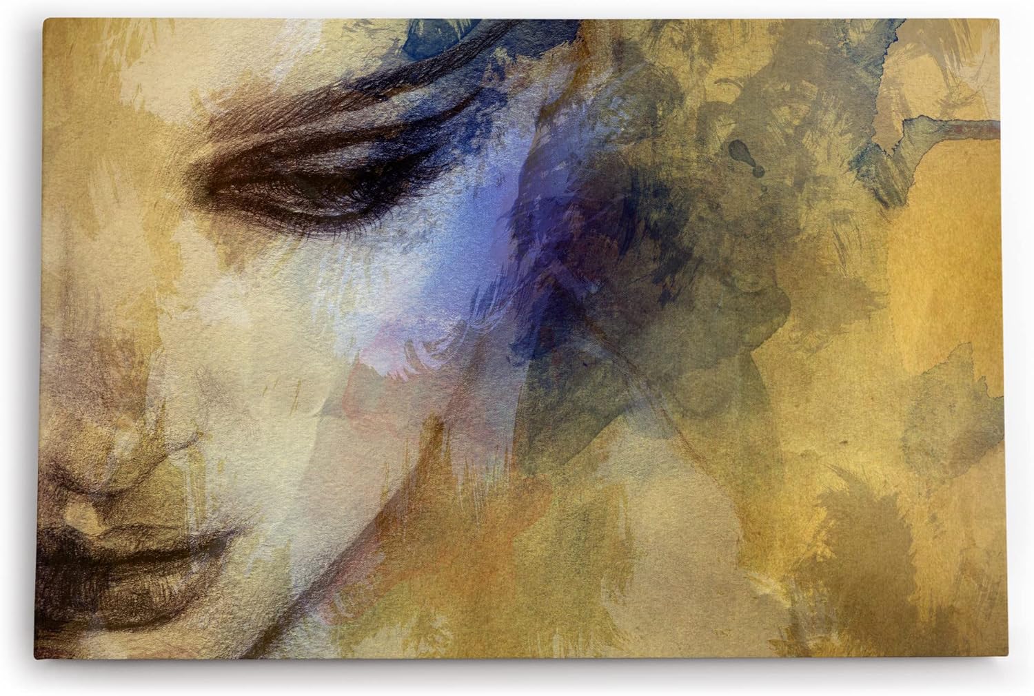 Paul Sinus Wandbild 120x80cm Junge Frau Porträt Kunstvoll Feminin Schönheit