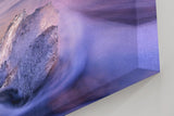 Sinus Art Wandbild 120x80cm Kristallklares Eis in kontrastreicher Flut – kraftvolle Komposition mit künstlerischem Charakter