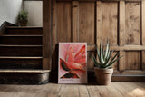 Paul Sinus Kunstdruck 40x60cm Pflanze Makro Rot Struktur Natur Tropisch Fire Bloom