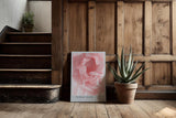Paul Sinus Kunstdruck 40x60cm Floral Glow Lotusblüte Rosa Nahaufnahme Blume Aquarelloptik