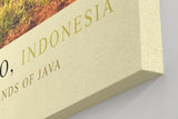 Paul Sinus Kunstdruck 40x60cm Mount Sindoro Indonesia Vulkanlandschaft auf Java im Morgenlicht mit tropischer Vegetation