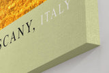 Paul Sinus Kunstdruck 40x60cm Tuscany – sanfte Hügel der Toskana im goldgrünen Sommerlicht