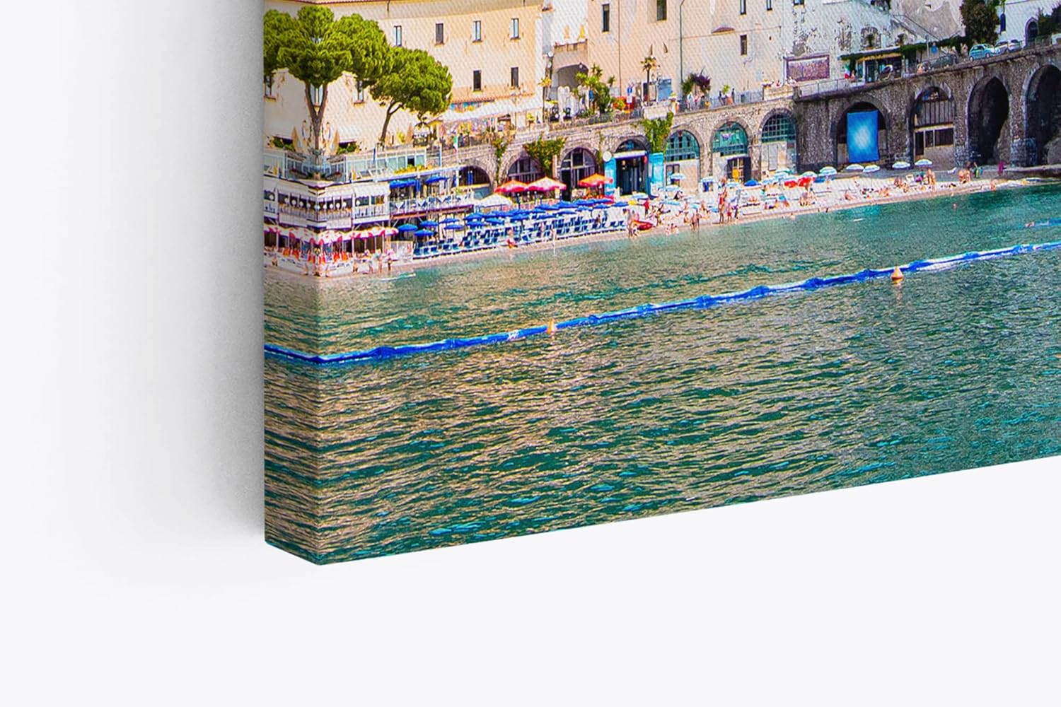 Paul Sinus Wandbild 120x80cm Amalfiküste Italien Küstenstadt Mittelmeer traditionelle Häuse