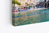 Paul Sinus Wandbild 120x80cm Amalfiküste Italien Küstenstadt Mittelmeer traditionelle Häuse