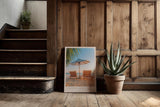 Paul Sinus Kunstdruck 40x60cm Coastal Calm Strand Liegestühle Sonnenschirm Urlaub Ruhe Tropen