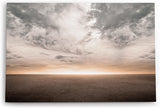 Paul Sinus Wandbild 120x80cm Horizont Himmel Erde Sonnenuntergang schwarze Wüste