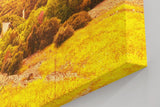 Sinus Art Wandbild 120x80cm Imposante Felsformationen im Licht der untergehenden Sonne für eindrucksvolle Wirkung