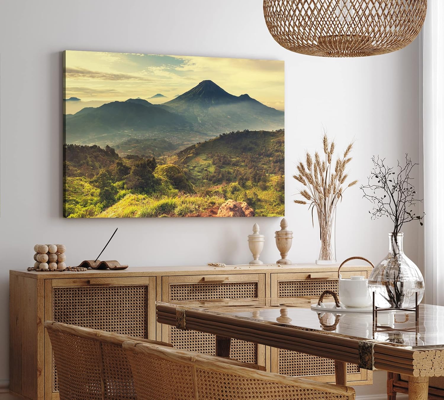 Paul Sinus Wandbild 120x80cm Berglandschaft Berge Gebirge Natur Landschaftsbild