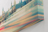 Sinus Art Wandbild 120x80cm Fotografisches London-Motiv mit Bewegungseffekt für urbanes Raumgefühl
