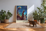 Paul Sinus Kunstdruck 40x60cm Säulen der Schöpfung im Weltraum – Sterne geboren in Licht und Nebel