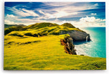Paul Sinus Wandbild 120x80cm Insel in Irland Küste Landschaft Meer Klippen