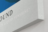 Paul Sinus Kunstdruck 40x60cm Blue Playground Delfine im klaren Ozean unter Wasser und Sonnenlicht