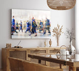 Paul Sinus Wandbild 120x80cm Wallstreet Business Börse Büro Finanzen Skyline