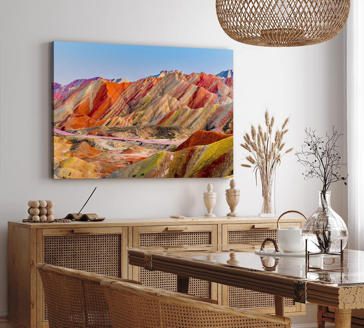 Paul Sinus Wandbild 120x80cm Zhangye National Geopark China Felslandschaft Berge