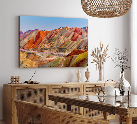 Paul Sinus Wandbild 120x80cm Zhangye National Geopark China Felslandschaft Berge