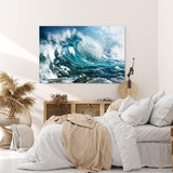 Paul Sinus Wandbild 120x80cm Welle Wasser Meer Ozean Surfen Natur Naturgewalt