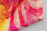 Sinus Art Wandbild 120x80cm Die floralen Linien und Farbverläufe erzeugen einen frischen lebendigen Eindruck im Raum