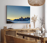 Wandbild 120x80cm Berge Patagonia Argentina Gebirge Sonnenuntergang Südamerika