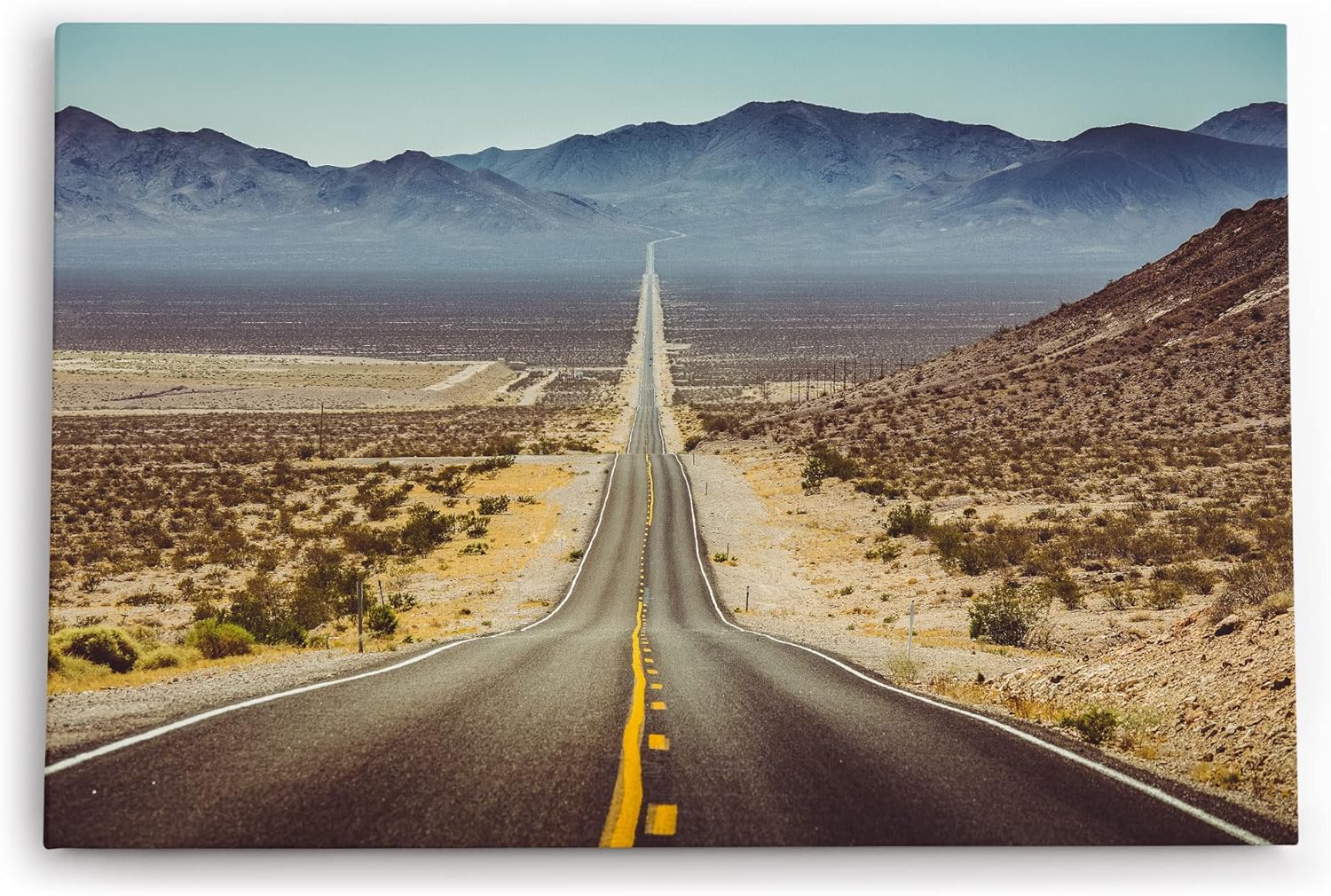 Paul Sinus Wandbild 120x80cm Route 66 USA Straße Berge Landschaft Gebirge