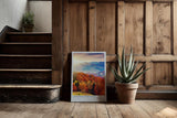 Paul Sinus Kunstdruck 40x60cm Carpathian Mountains im Herbst – Farbenprächtige Waldlandschaft aus Rumänien