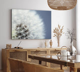Paul Sinus Wandbild 120x80cm Nahaufnahme Pusteblume Fotokunst Weiß Löwenzahn