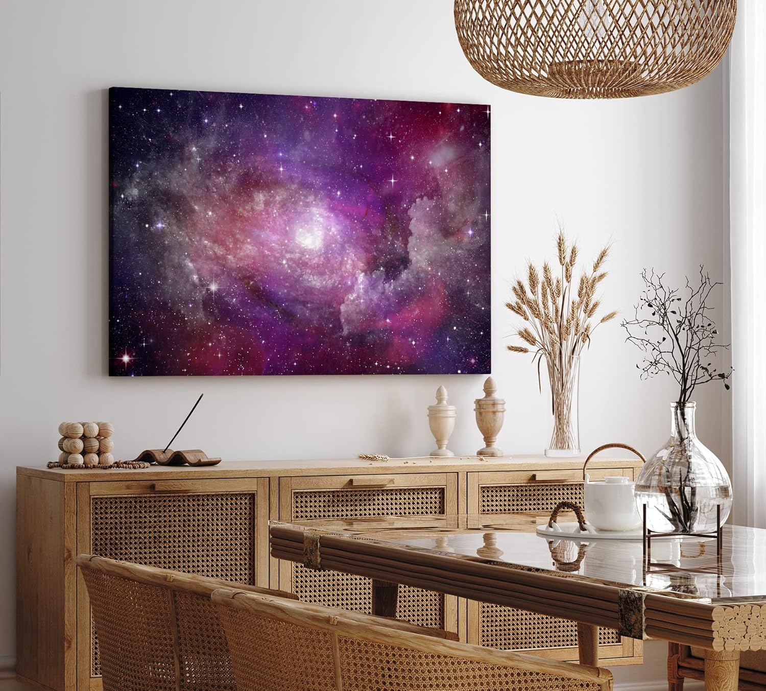 Paul Sinus Wandbild 120x80cm Universum Sterne Nebula Weltall Galaxie Kosmos