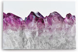 Paul Sinus Wandbild 120x80cm Kristalle Rosa Violett Fotokunst Nahaufnahme Kunstvoll