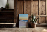 Paul Sinus Kunstdruck 40x60cm Gold Coast Australia – Weite Küste mit Skyline bei Sonnenuntergang in Australien als Panorama