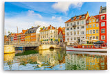 Paul Sinus Wandbild 120x80cm Kopenhagen Kanal Dänemark traditionelle Häuser