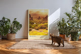 Paul Sinus Kunstdruck 40x60cm Meteora Griechenland Sonnenuntergang Gebirge Felsenklöster Panorama Naturgewalt