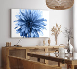 Paul Sinus Wandbild 120x80cm Dahlien Blume blaue Blüte Kunstvoll Fotokunst