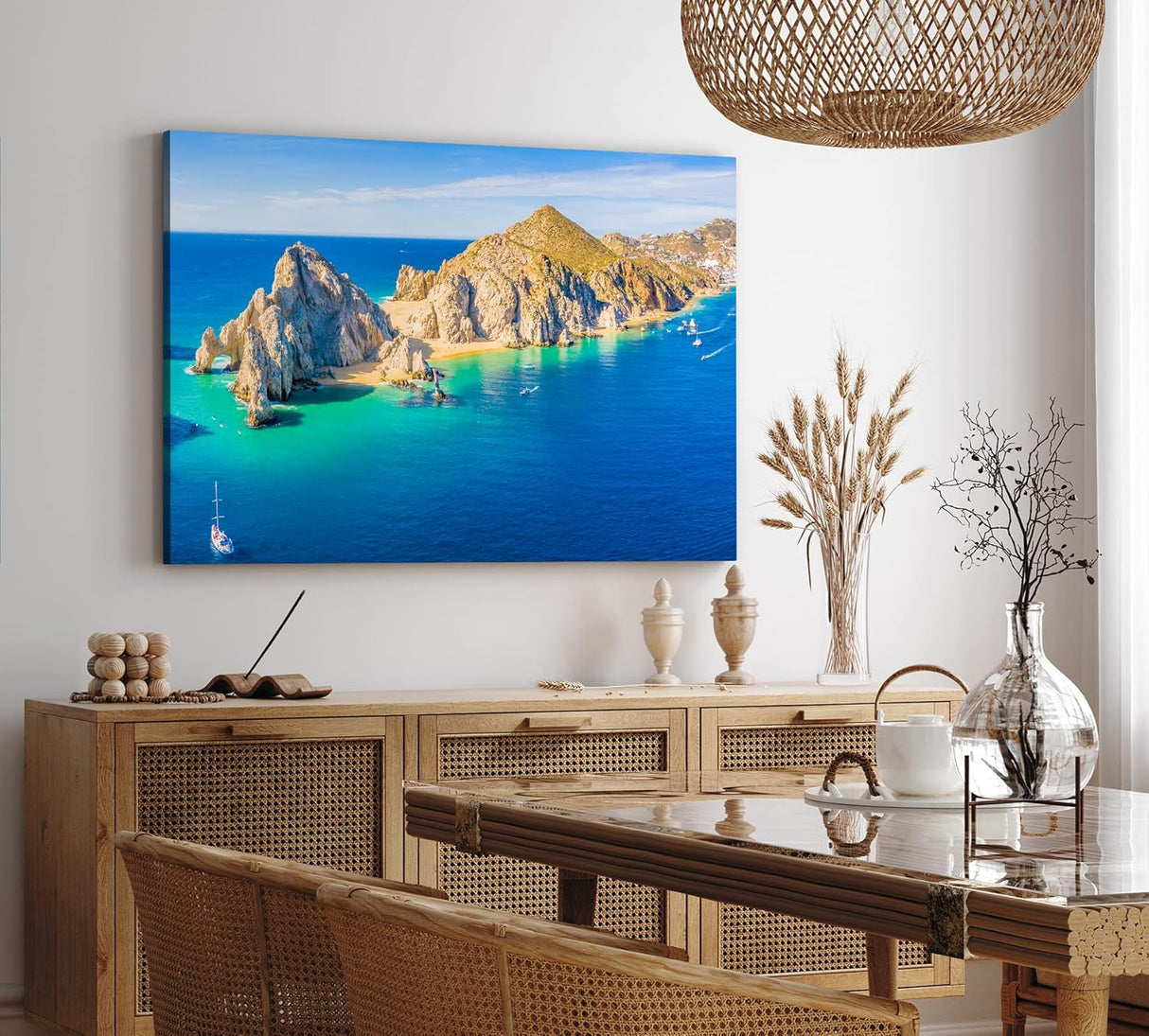 Paul Sinus Wandbild 120x80cm Cabo San Lucas Mexiko Meer Küste Felsen