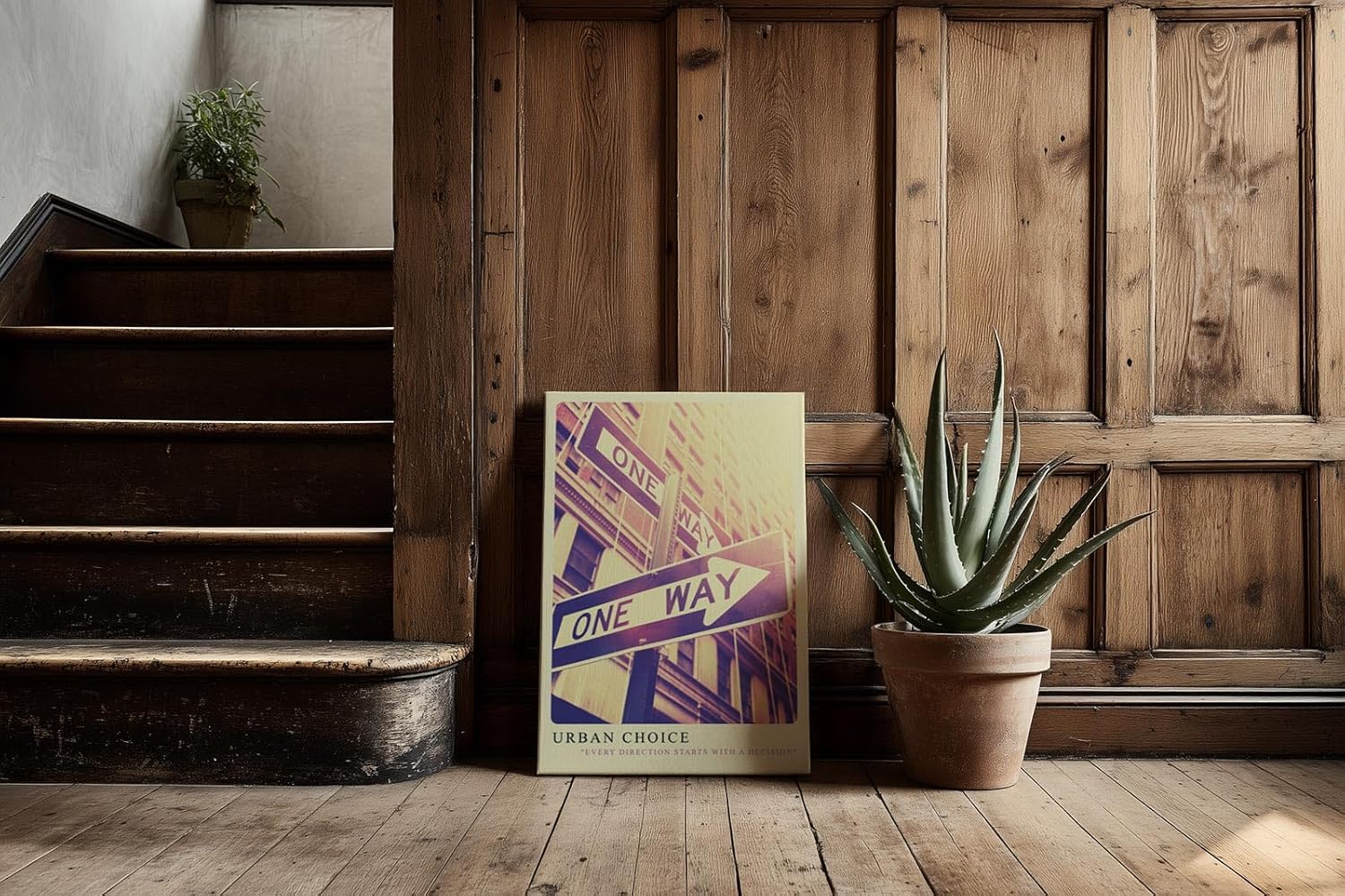 Paul Sinus Kunstdruck 40x60cm Urban Choice – Grafisches Motiv mit urbaner Aussagekraft