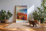 Paul Sinus Kunstdruck 40x60cm Carpathian Mountains im Herbst – Farbenprächtige Waldlandschaft aus Rumänien