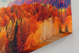 Sinus Art Wandbild 120x80cm Farbintensive Hügellandschaft im Morgenlicht – warm, lebendig und atmosphärisch