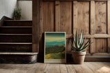 Paul Sinus Kunstdruck 40x60cm Carpathian Mountains mit sanften Hügeln in Rumänien