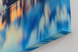 Sinus Art Wandbild 120x80cm Faszinierende Komposition aus Licht, Wasser und Natur im Morgen- oder Abendlicht