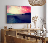Paul Sinus Wandbild 120x80cm Kunstvolle Landschaft Berge Universum Fantasie