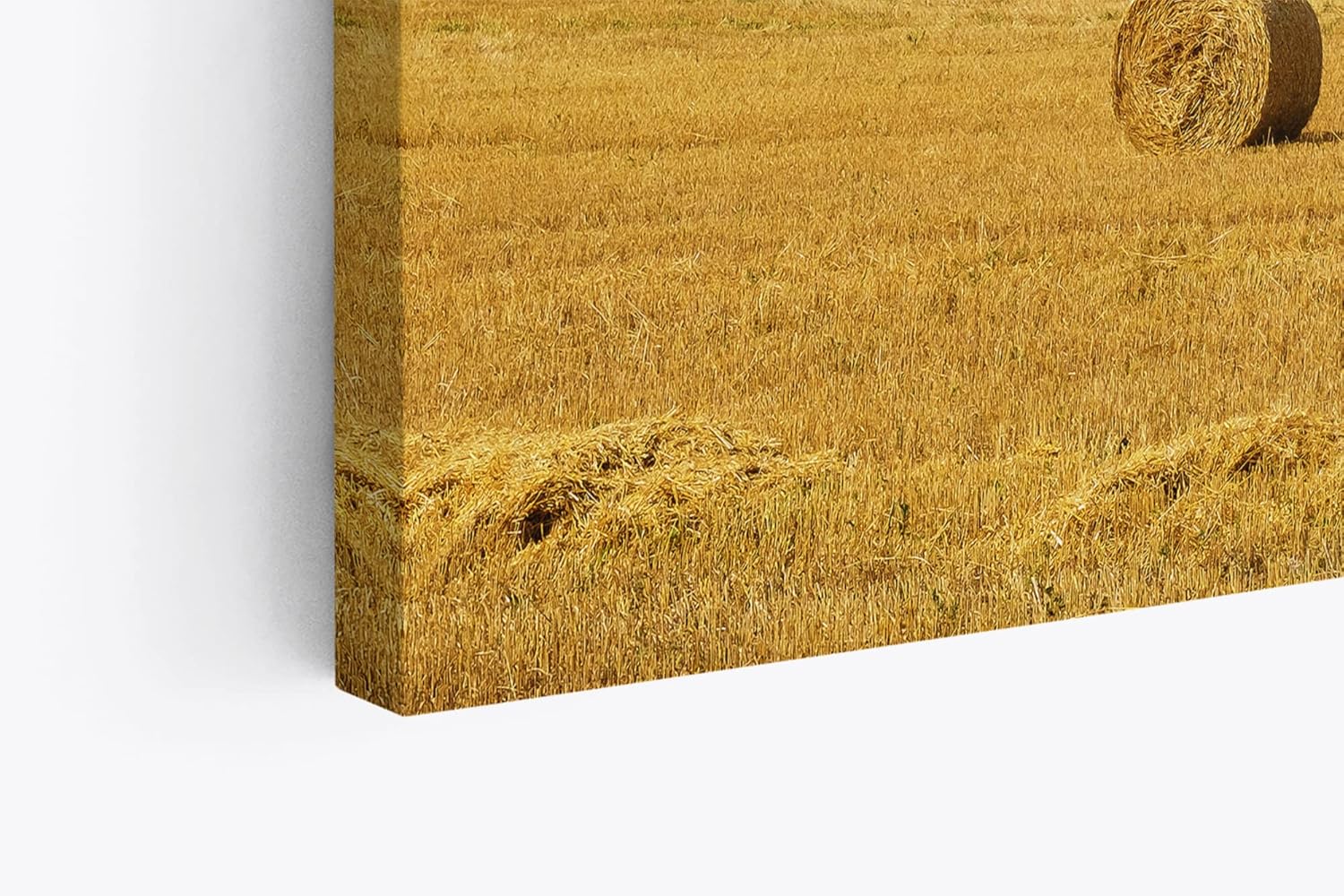 Paul Sinus Wandbild 120x80cm Weizenfeld Weizenernte Feld Natur weiße Wolken