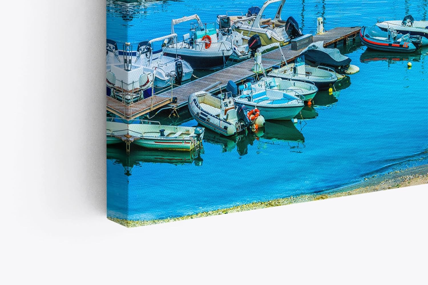 Paul Sinus Wandbild 120x80cm Sizilien italienische Küstenstadt Mittelmeer Hafen Trapani