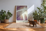 Paul Sinus Kunstdruck 40x60cm Urban Heights – Wolkenkratzerperspektive im Morgenlicht
