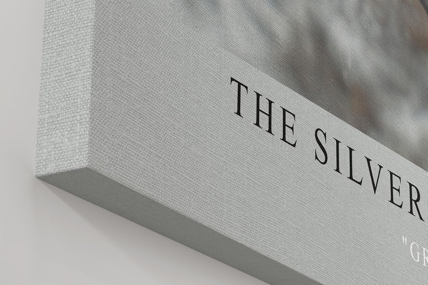 Paul Sinus Wandbild in 40x60cm The Silver Crown – Makroaufnahme einer Wasserkrone in silbrigen Reflexen