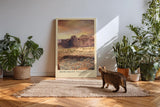 Paul Sinus Kunstdruck 40x60cm Monument Valley – Rote Felsenlandschaft in den Weiten des amerikanischen Westens