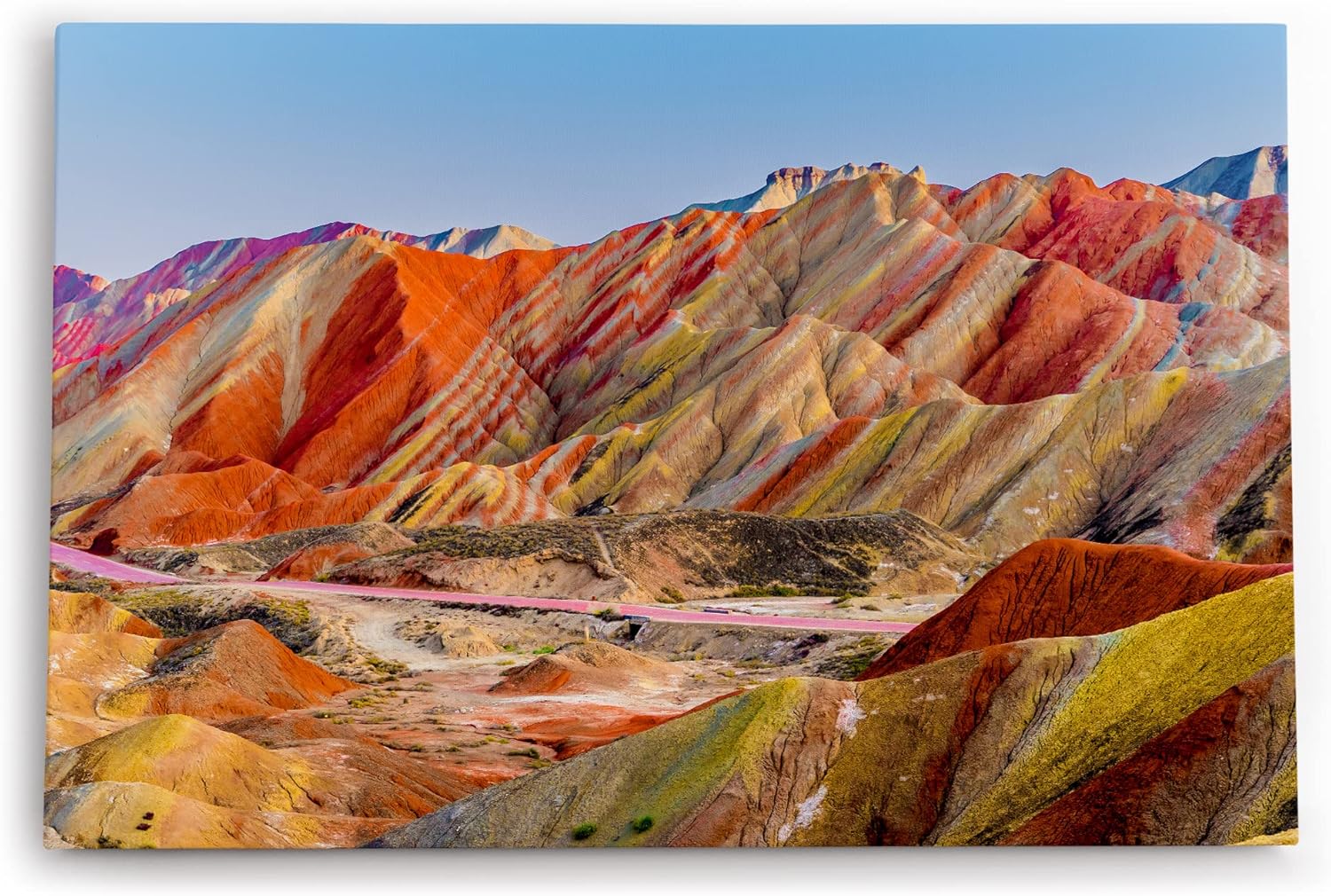 Paul Sinus Wandbild 120x80cm Zhangye National Geopark China Felslandschaft Berge