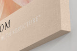 Paul Sinus Kunstdruck 40x60cm Dahlia Bloom Blume Makro Rosa Struktur Natur Pflanze Detail