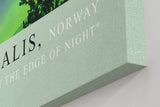 Paul Sinus Kunstdruck 40x60cm Aurora Borealis über Norwegen – Farben der Nacht am Himmel eingefangen