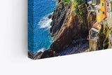 Paul Sinus Wandbild 120x80cm Vernazza Italien Küstendorf Meer Mittelmeer Sommer