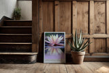 Paul Sinus Kunstdruck 40x60cm Lotus Blume Wasser Spiegelung Ruhe Zen Meditativ Lotus Reflection