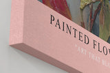 Paul Sinus Wandbild in 40x60cm Painted Flowers – kunstvolle Blütendarstellung in pastellfarbenem Relief-Stil